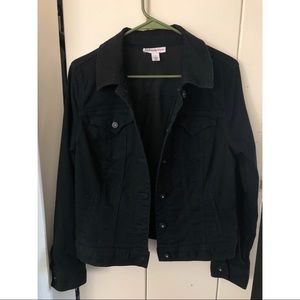 Style & Co Black Denim Jacket